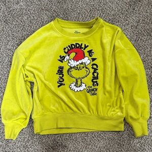 Grinch sweatshirt size 7/8